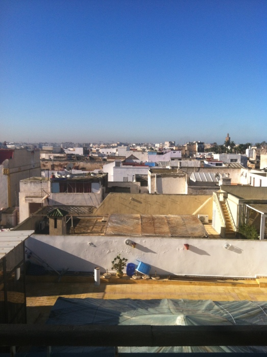 The other picture I took overlooking Rabat while atop the terrace at the CCCL. 
