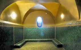 An empty hammam. Obviously taking a picture while I was in there was going to make a lot of people uncomfortable!